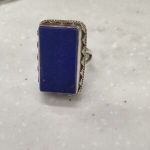 Lapis Lazuli Silver Ring